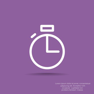 Basit kronometre web simgesi
