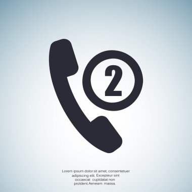 Telefon tüp iki eksik arama ile