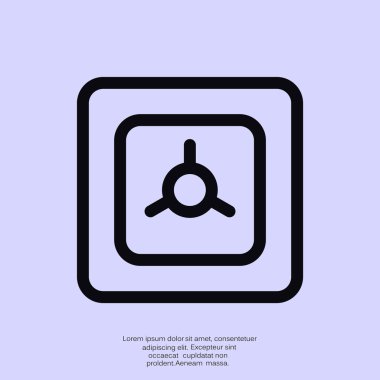 Basit güvenli para tasarrufu kavramı