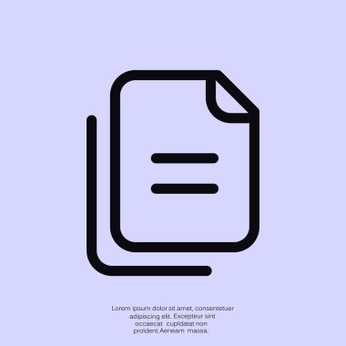 Dosyaları veya belgeleri web simgesi