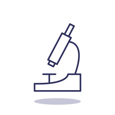 Mikroskop basit web simgesi