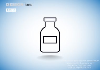 Tıp şişe web simgesi