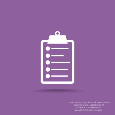 Pano basit simgesine listesi