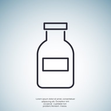 Tıp şişe web simgesi