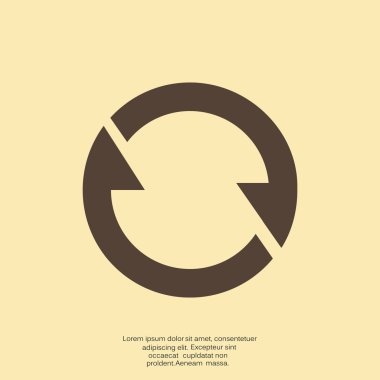 Oklar web simgesi olan daire