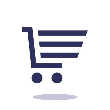 Alışveriş sepeti basit web simgesi