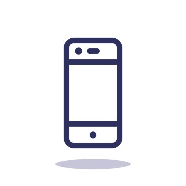 Boş ekranlı basit akıllı telefon