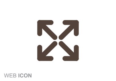 Kare simgesi dört ok