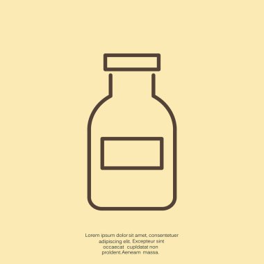 Tıp şişe web simgesi