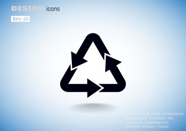 Atık geri dönüşüm sembolü