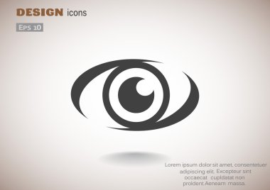 İzlerken göz web simgesi