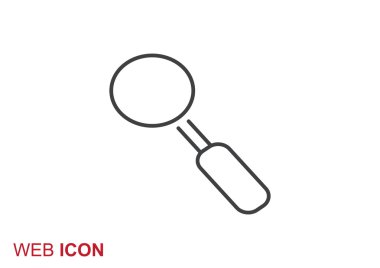 Basit büyüteç simgesini