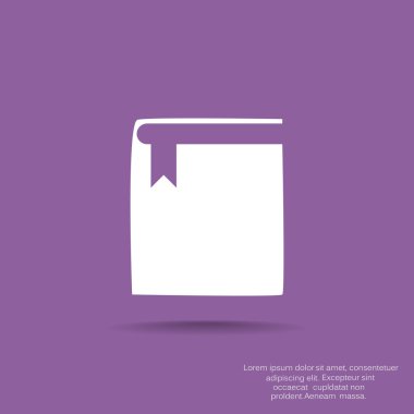 Kapalı kitap web simgesi