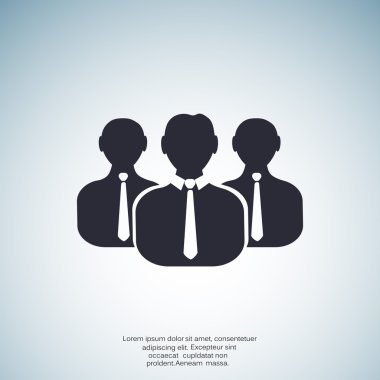 Grup insanlar basit web simgesi