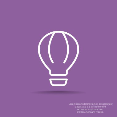 Balon aerostat web simgesi