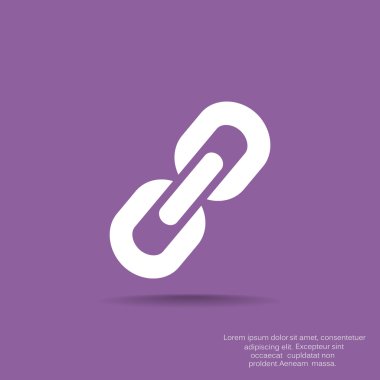 Basit zincir web simgesi