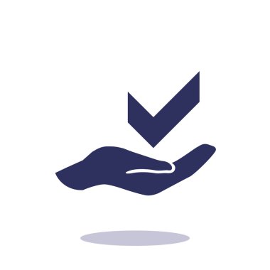 El web simgesi onay sembolü