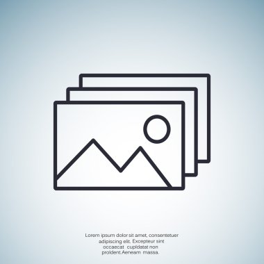 Manzara resim web simgesi