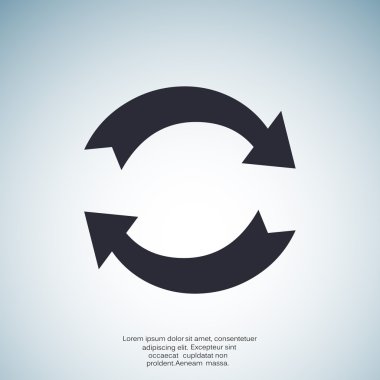 Oklar web simgesi olan daire