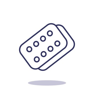 Bandaj sıva basit web simgesi