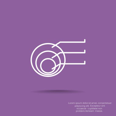 Yuvarlak Infographic web simgesi