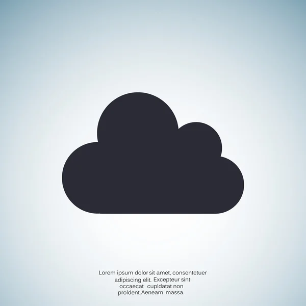 Ikony WWW chmura — Wektor stockowy