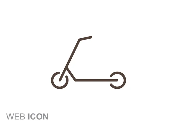 Scooter para niños icono — Archivo Imágenes Vectoriales