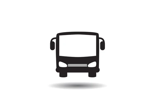Simple bus front web icon — Stock Vector