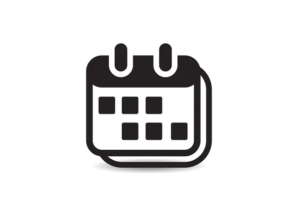 Sheet of calendar simple web icon — Stock Vector