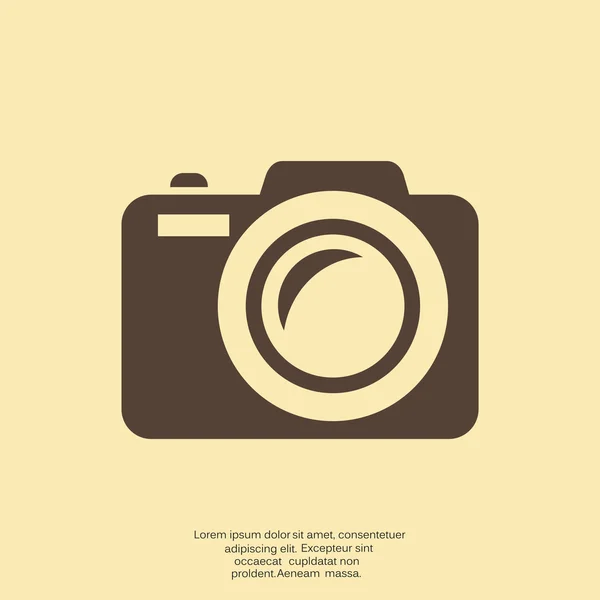 Photo camera icon — Stock Vector