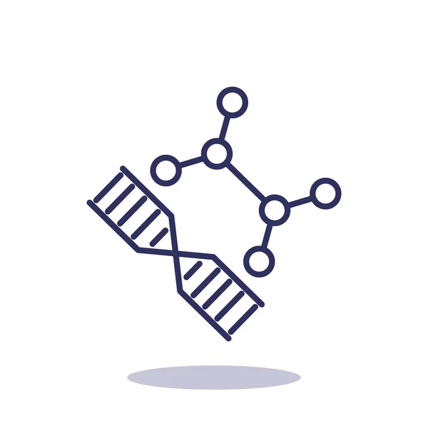 Molekulare Verbindung Web-Symbol — Stockvektor