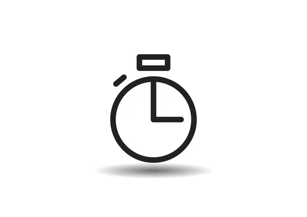 Simple stopwatch web icon — Stock Vector