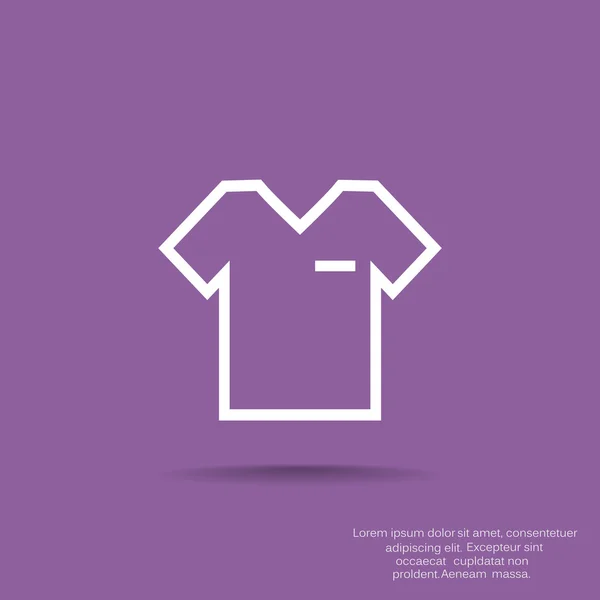 T-shirt icona web — Vettoriale Stock