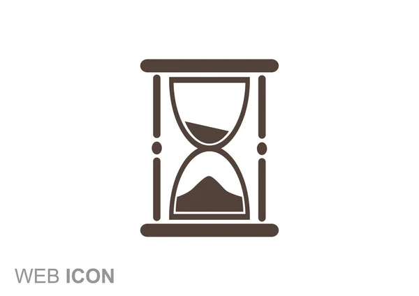 Ikona webu písek hodin — Stockový vektor