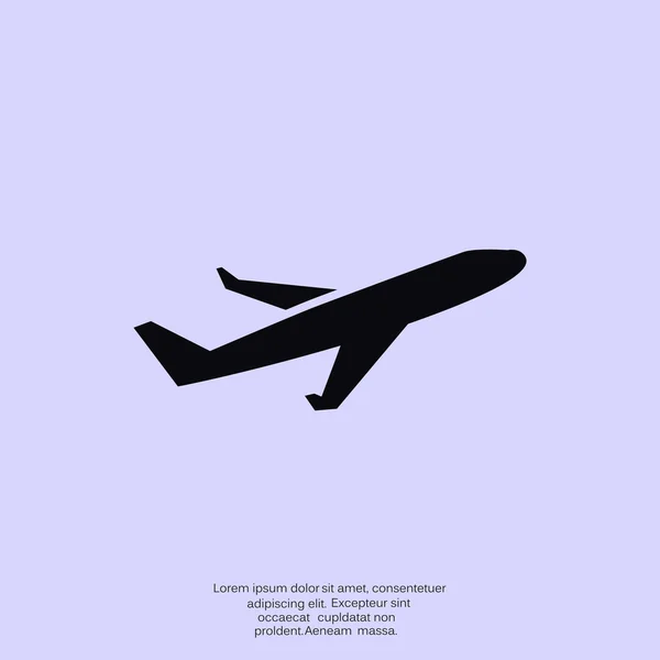 항공기 웹 아이콘 — 스톡 벡터