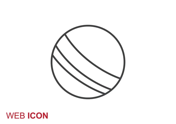 Beachball Web-Ikone — Stockvektor