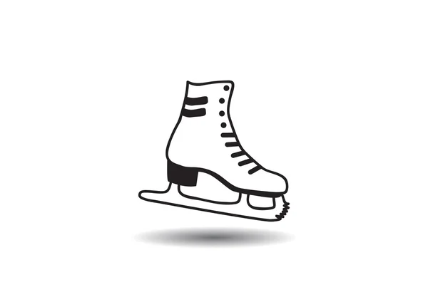 Skate cipő pókháló ikon — Stock Vector