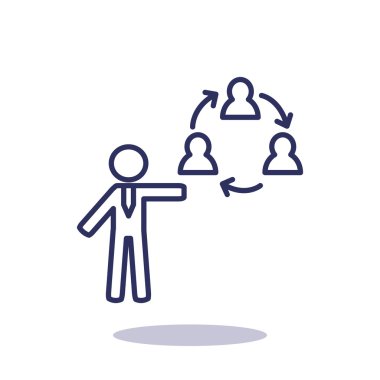 Yuvarlak iletişim sembolü