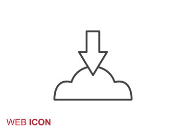 Bulut dosya karşıya yükleme simgesi