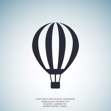 Balon aerostat web simgesi