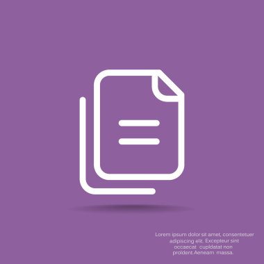 Dosyaları veya belgeleri web simgesi