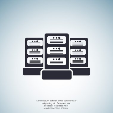 Veri sunucuları web simgesi