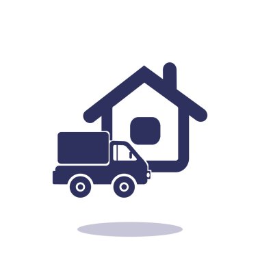 Kamyon evi web simgesinin yanında