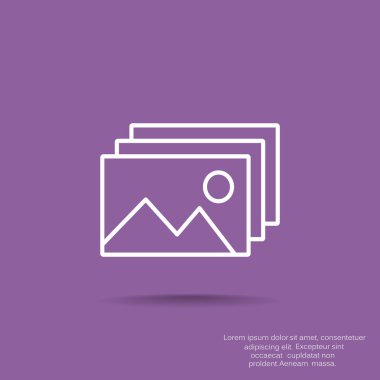 Manzara resim web simgesi