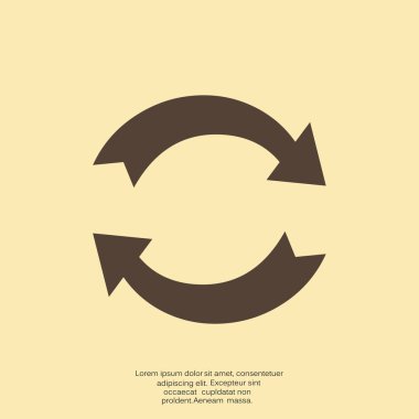 Oklar web simgesi olan daire