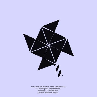 Yel değirmeni pervane oyuncak web simgesi