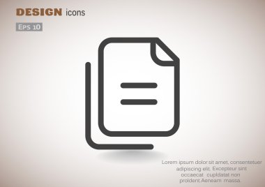 Dosyaları veya belgeleri web simgesi