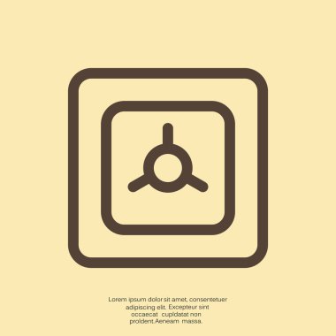 Basit güvenli para tasarrufu kavramı