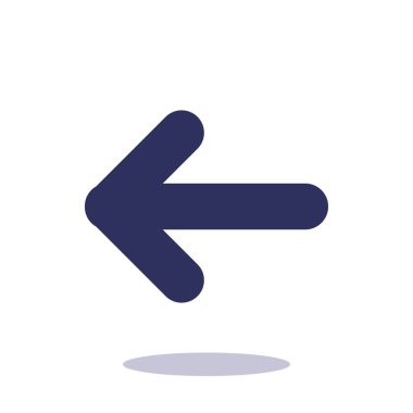 Ok işaret sol simgesi