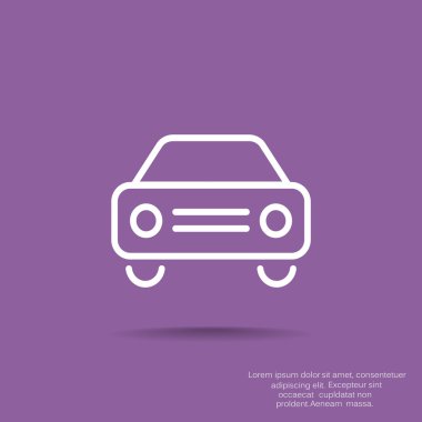 Basit araba web simgesi